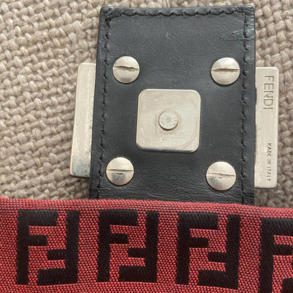 SOLD - AUTHENTIC Fendi Zucchino Baguette - Picture 7 of 9